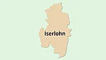 Umrisskarte Iserlohn