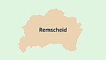 Umrisskarte Remscheid