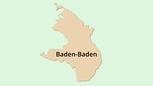 Umrisskarte Baden-Baden