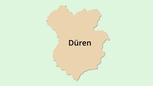 Umrisskarte Düren