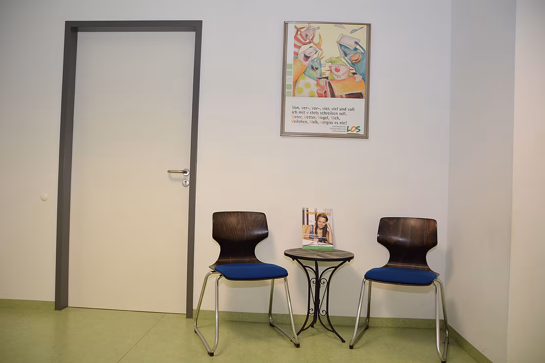 Wartebereich des LOS Forchheim
