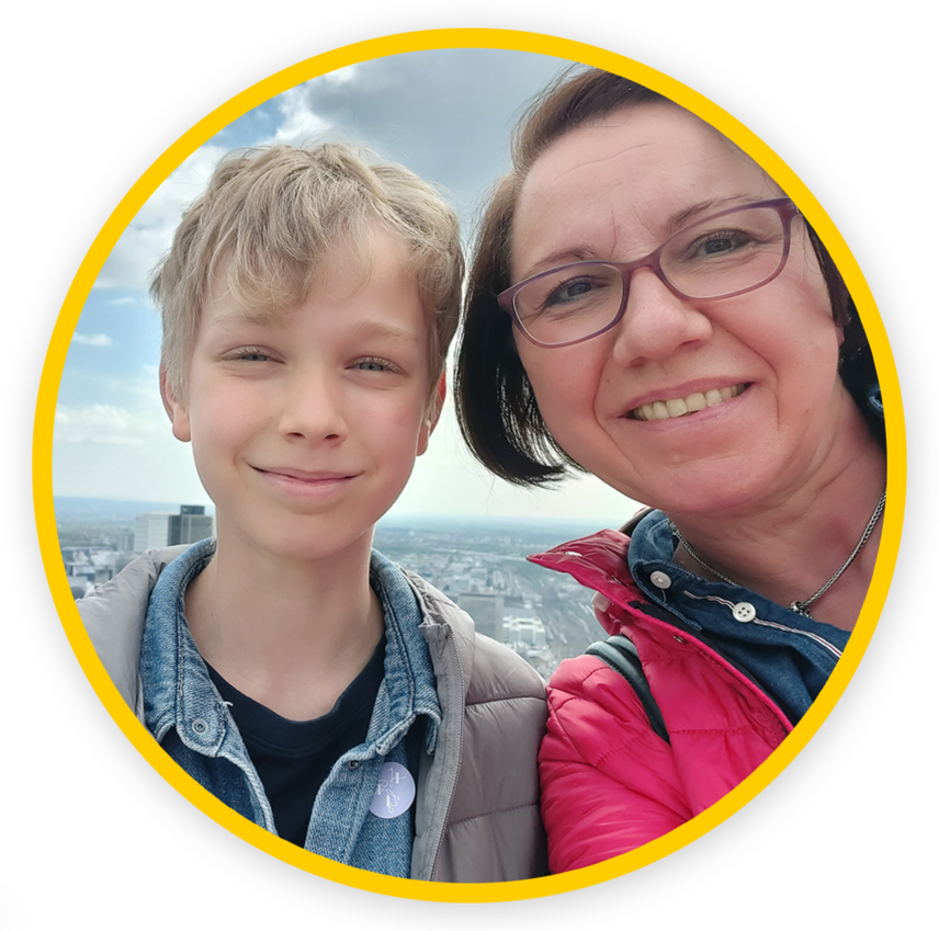 Justus mit Mutter - LOS Wiesbaden Justus mit Mutter - LOS Wiesbaden