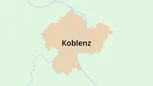 Umrisskarte Koblenz Umrisskarte Koblenz