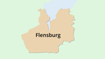 Umrisskarte Flensburg