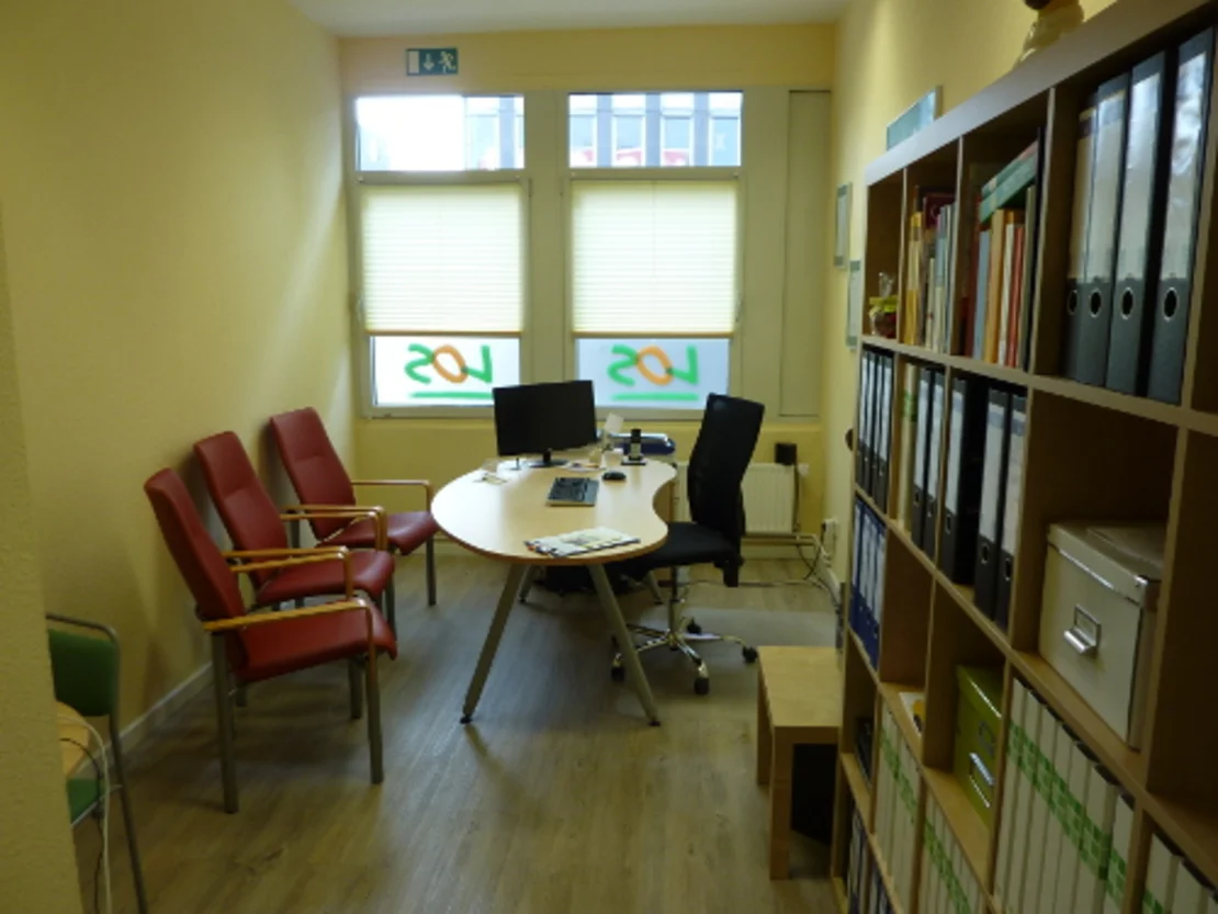 Büro von Alexander Geiger im LOS Hamburg-Bergedorf