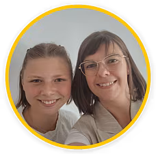 Emma (Schülerin) und Annika Daum (LOS) LOS Forchheim