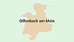 Karte Offenbach am Main