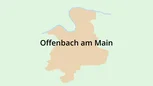 Karte Offenbach am Main Karte Offenbach am Main