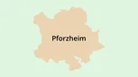 Umrisskarte Pforzheim Umrisskarte Pforzheim