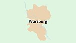 Umrisskarte Würzburg Umrisskarte Würzburg