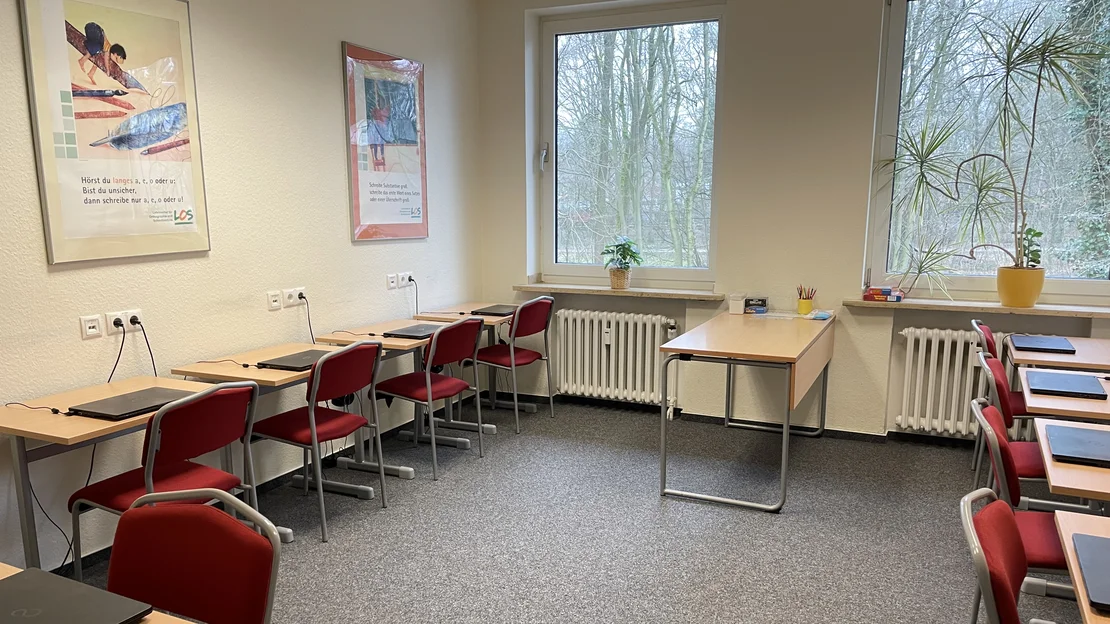 Unterrichtsraum des LOS Volksdorf Unterrichtsraum des LOS Volksdorf