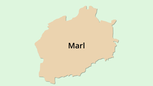 Umrisskarte Marl