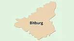 Umrisskarte Bitburg