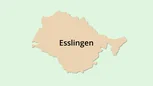 Umrisskarte Esslingen Umrisskarte Esslingen