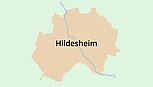 Umrisskarte Hildesheim