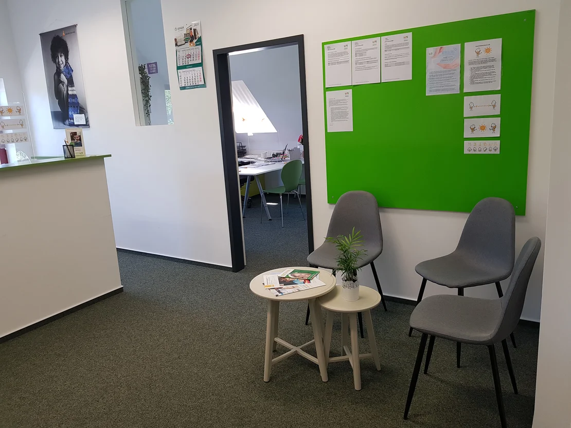 Wartebereich im LOS Heidenheim Wartebereich im LOS Heidenheim