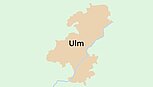 Umrisskarte Ulm
