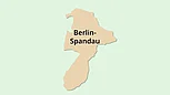 Umrisskarte Spandau