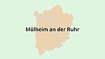 Karte Mülheim an der Ruhr