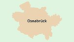Karte Osnabrück
