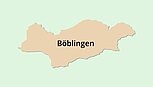Umrisskarte Böblingen Umrisskarte Böblingen