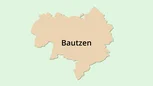 Umrisskarte Bautzen Umrisskarte Bautzen