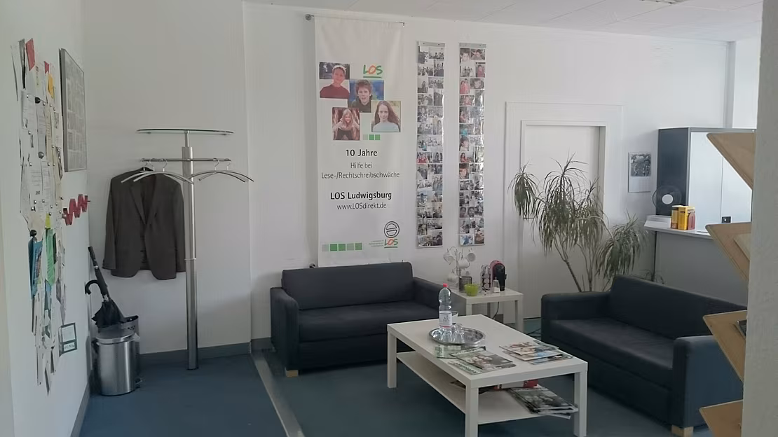 Wartebereich im LOS Ludwigsburg