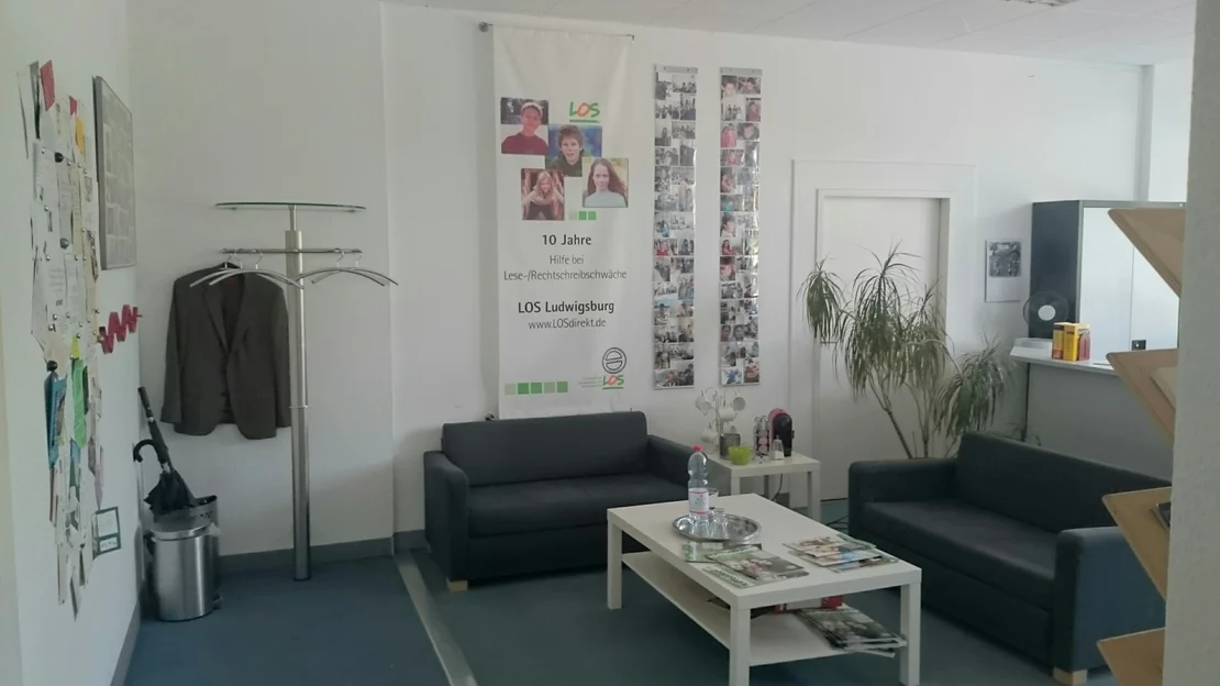 Wartebereich im LOS Ludwigsburg