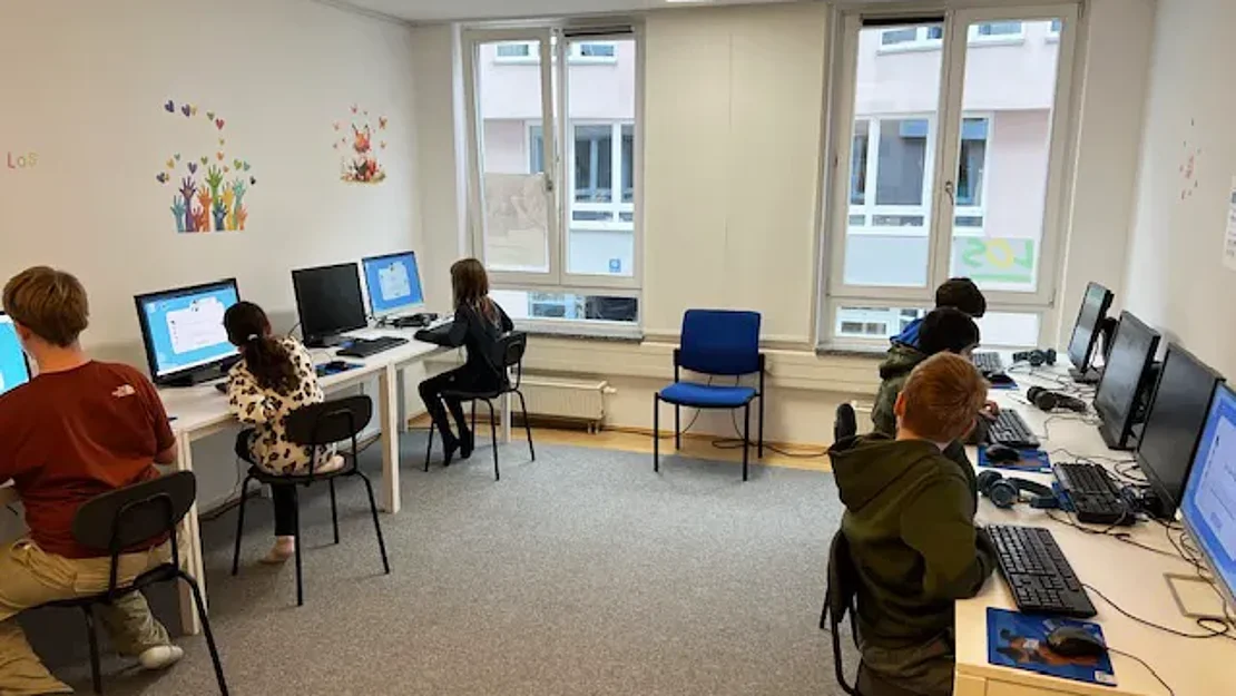Computerraum im LOS München-Schwabing