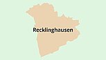 Umrisskarte Recklinghausen