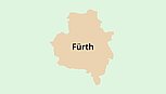 Karte Fürth