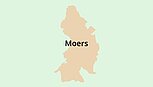 Umrisskarte Moers