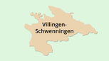 Umrisskarte Villingen-Schwenningen